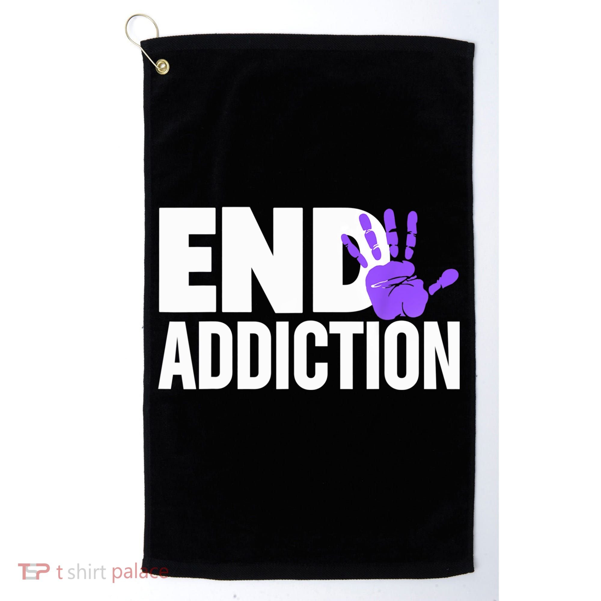 Overdose Awareness Overdose Awareness End Addiction Golf Towel