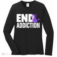 Overdose Awareness Overdose Awareness End Addiction Women's Long Sleeve Shirt thumb 0