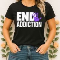 Overdose Awareness Overdose Awareness End Addiction Women's T-Shirt thumb 2