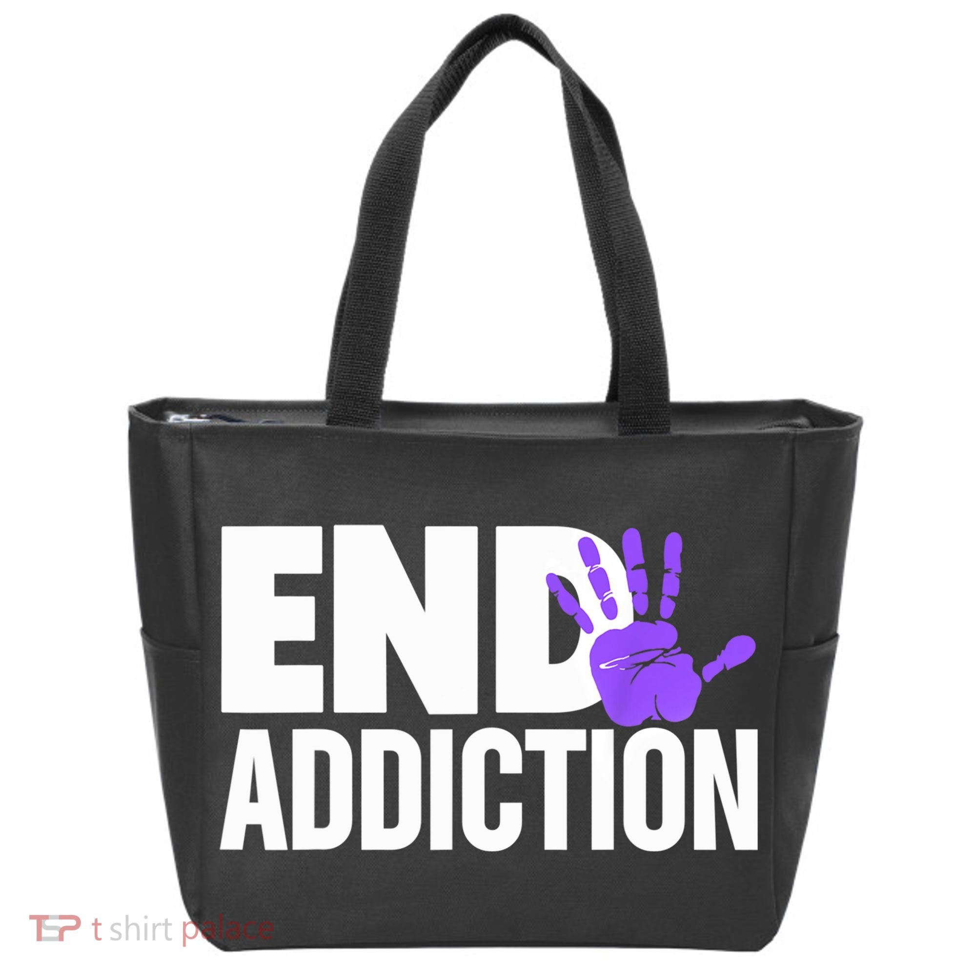 Overdose Awareness Overdose Awareness End Addiction Tote Bag