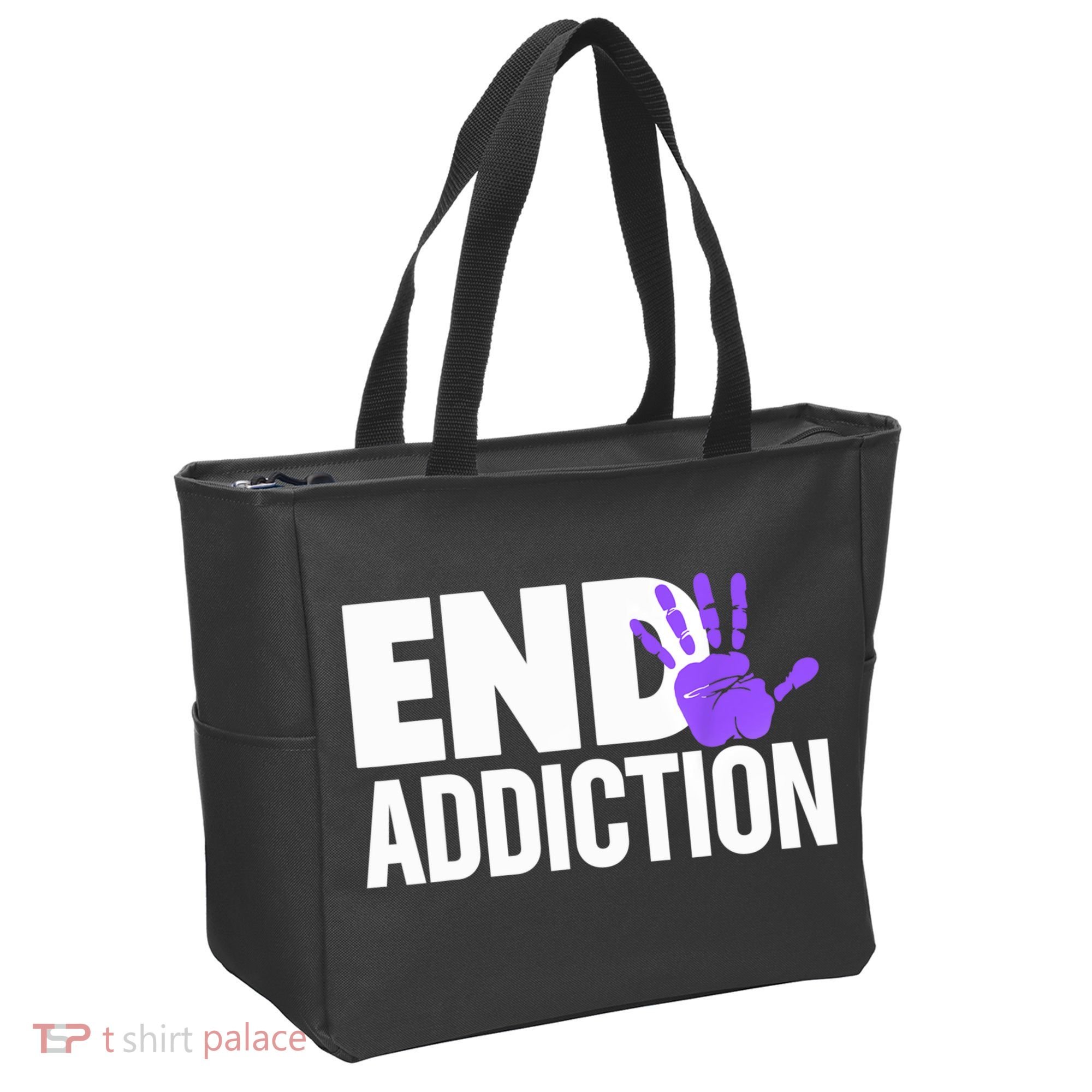 Overdose Awareness Overdose Awareness End Addiction Tote Bag