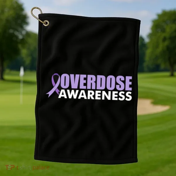 Overdose Awareness Golf Towel