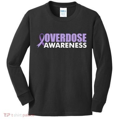 Overdose Awareness Kids Long Sleeve Shirt