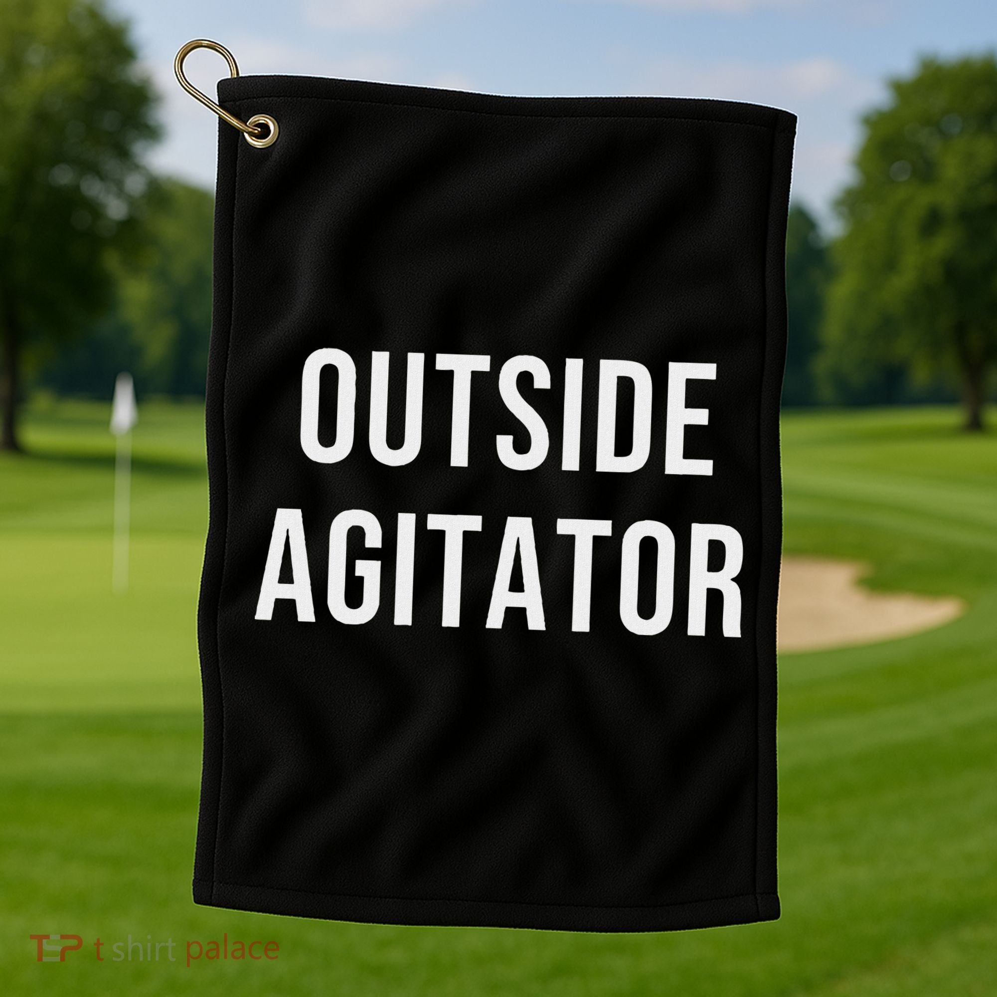 Outside Agitator Golf Towel