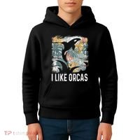 Ocean Animal Orca Killer Whale Gifts & Tees Kids Hoodie thumb 4