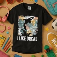 Ocean Animal Orca Killer Whale Gifts & Tees Kids T-Shirt thumb 3