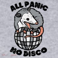 Opossum All Panic No Disco Funny Possum Scream Women's Sweatshirt thumb 2