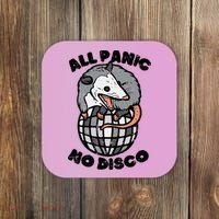 Opossum All Panic No Disco Funny Possum Scream Coaster thumb 0
