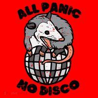 Opossum All Panic No Disco Funny Possum Scream Santa Hat thumb 1