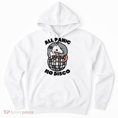 Opossum All Panic No Disco Funny Possum Scream Hoodie