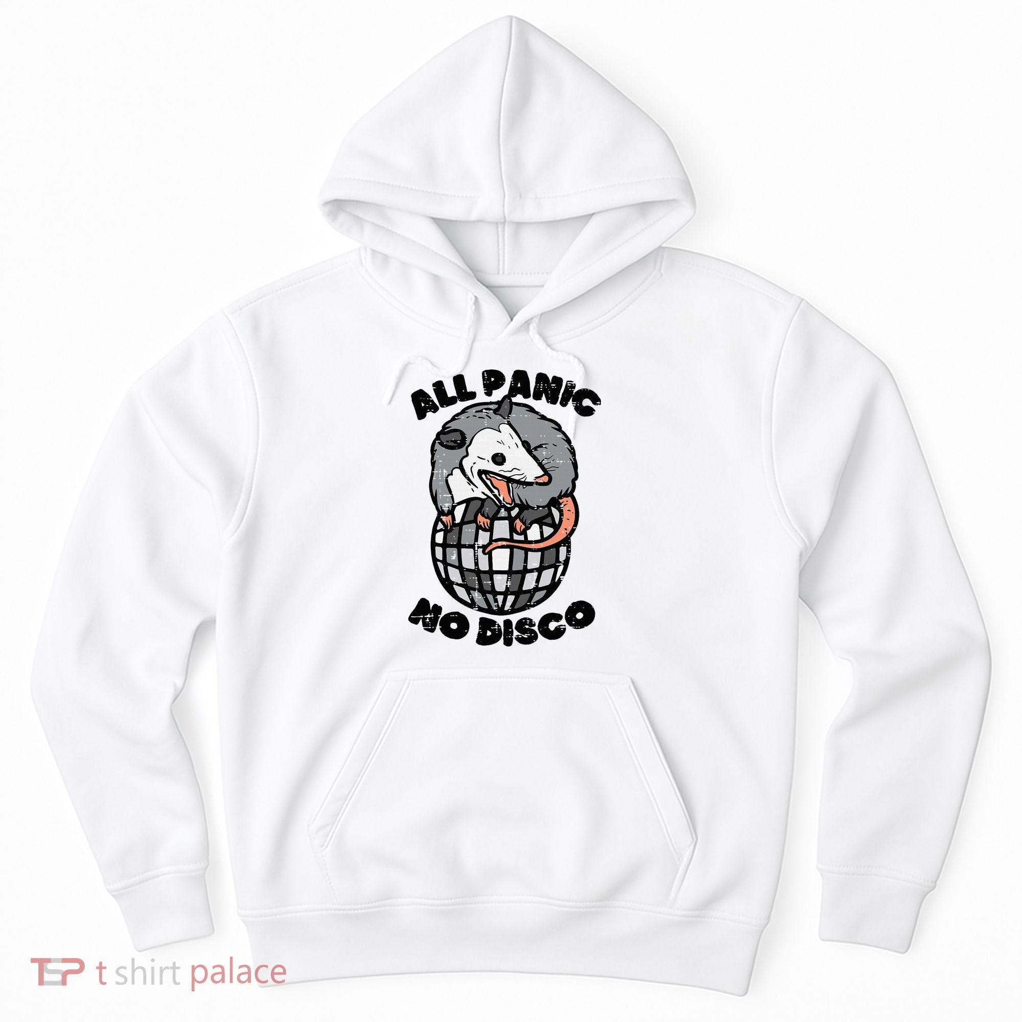 Opossum All Panic No Disco Funny Possum Scream Hoodie