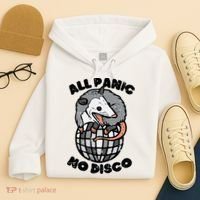 Opossum All Panic No Disco Funny Possum Scream Hoodie thumb 4