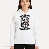 Opossum All Panic No Disco Funny Possum Scream Hoodie thumb 5