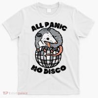 Opossum All Panic No Disco Funny Possum Scream T-Shirt thumb 0