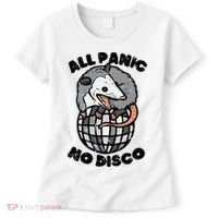 Opossum All Panic No Disco Funny Possum Scream Women's T-Shirt thumb 0