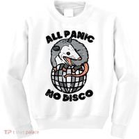 Opossum All Panic No Disco Funny Possum Scream Kids Sweatshirt thumb 0