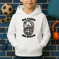 Opossum All Panic No Disco Funny Possum Scream Kids Hoodie thumb 2