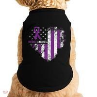Overdose Awareness Purple Ribbon Drug Addiction Doggie Tank thumb 0