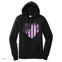 Overdose Awareness Purple Ribbon Drug Addiction Women's Hoodie thumb 0