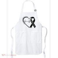 Overdose Awareness Purple Ribbon Drug Addiction Recovery Apron thumb 0