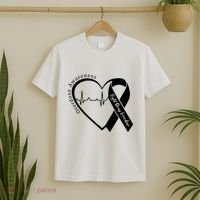 Overdose Awareness Purple Ribbon Drug Addiction Recovery T-Shirt thumb 2