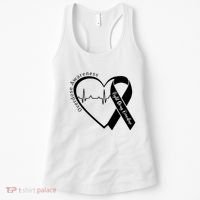 Overdose Awareness Purple Ribbon Drug Addiction Recovery Women's Tank Top thumb 0