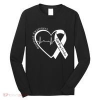 Overdose Awareness Purple Ribbon Drug Addiction Recovery Long Sleeve Shirt thumb 0