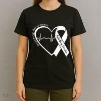 Overdose Awareness Purple Ribbon Drug Addiction Recovery T-Shirt thumb 4