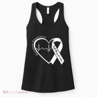 Overdose Awareness Purple Ribbon Drug Addiction Recovery Women's Tank Top thumb 0