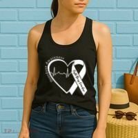 Overdose Awareness Purple Ribbon Drug Addiction Recovery Women's Tank Top thumb 2