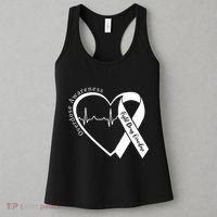 Overdose Awareness Purple Ribbon Drug Addiction Recovery Women's Tank Top thumb 3
