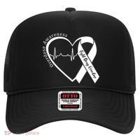 Overdose Awareness Purple Ribbon Drug Addiction Recovery Hat thumb 0
