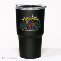 On A Quiet Night In Wisconsin You Can Hear The Bears Cry Tumbler thumb 0