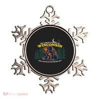 On A Quiet Night In Wisconsin You Can Hear The Bears Cry Ornament thumb 0