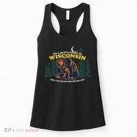 On A Quiet Night In Wisconsin You Can Hear The Bears Cry Women's Tank Top thumb 0