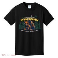 On A Quiet Night In Wisconsin You Can Hear The Bears Cry Kids T-Shirt thumb 0