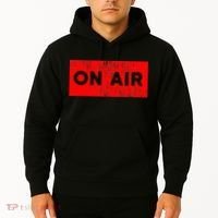 On Air Radio Live Microphone Dj Hoodie thumb 2