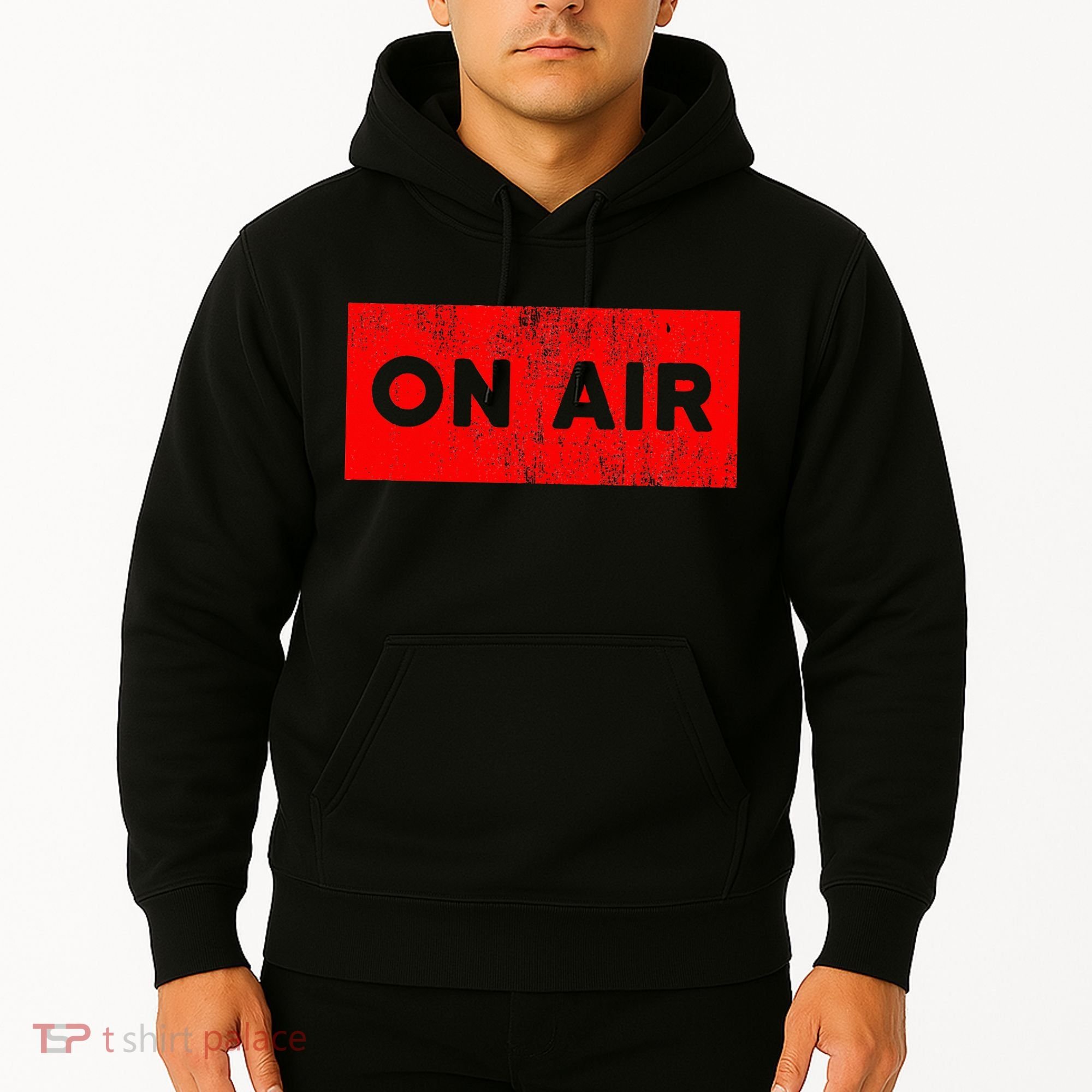 On Air Radio Live Microphone Dj Hoodie