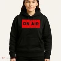 On Air Radio Live Microphone Dj Hoodie thumb 5
