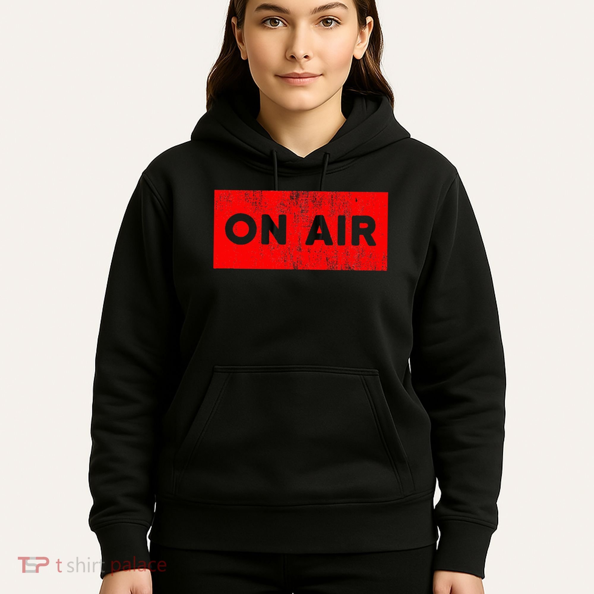 On Air Radio Live Microphone Dj Hoodie