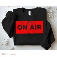 On Air Radio Live Microphone Dj Sweatshirt thumb 2