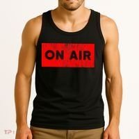 On Air Radio Live Microphone Dj Tank Top thumb 3
