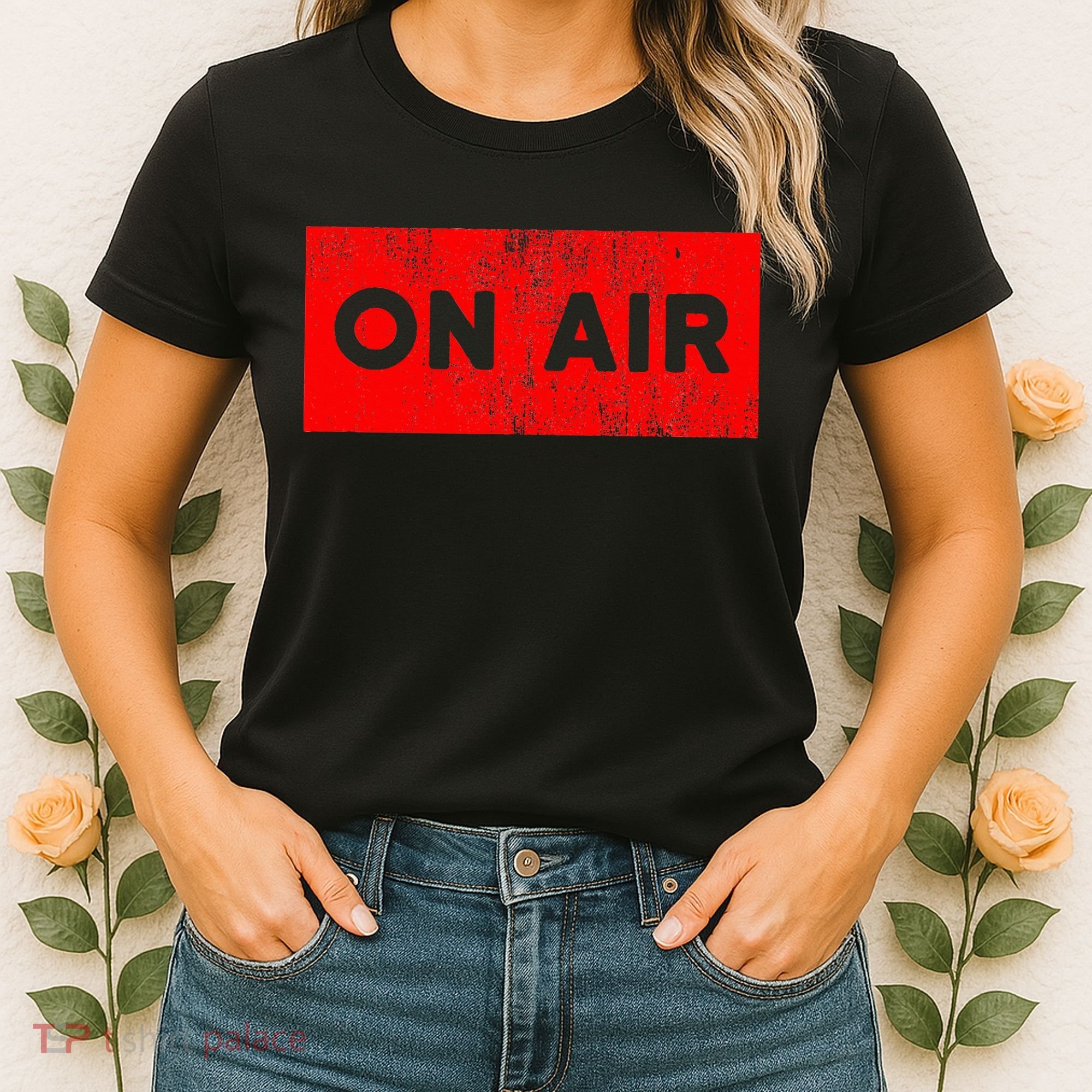 On Air Radio Live Microphone Dj Women's T-Shirt