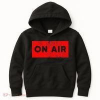 On Air Radio Live Microphone Dj Kids Hoodie thumb 0