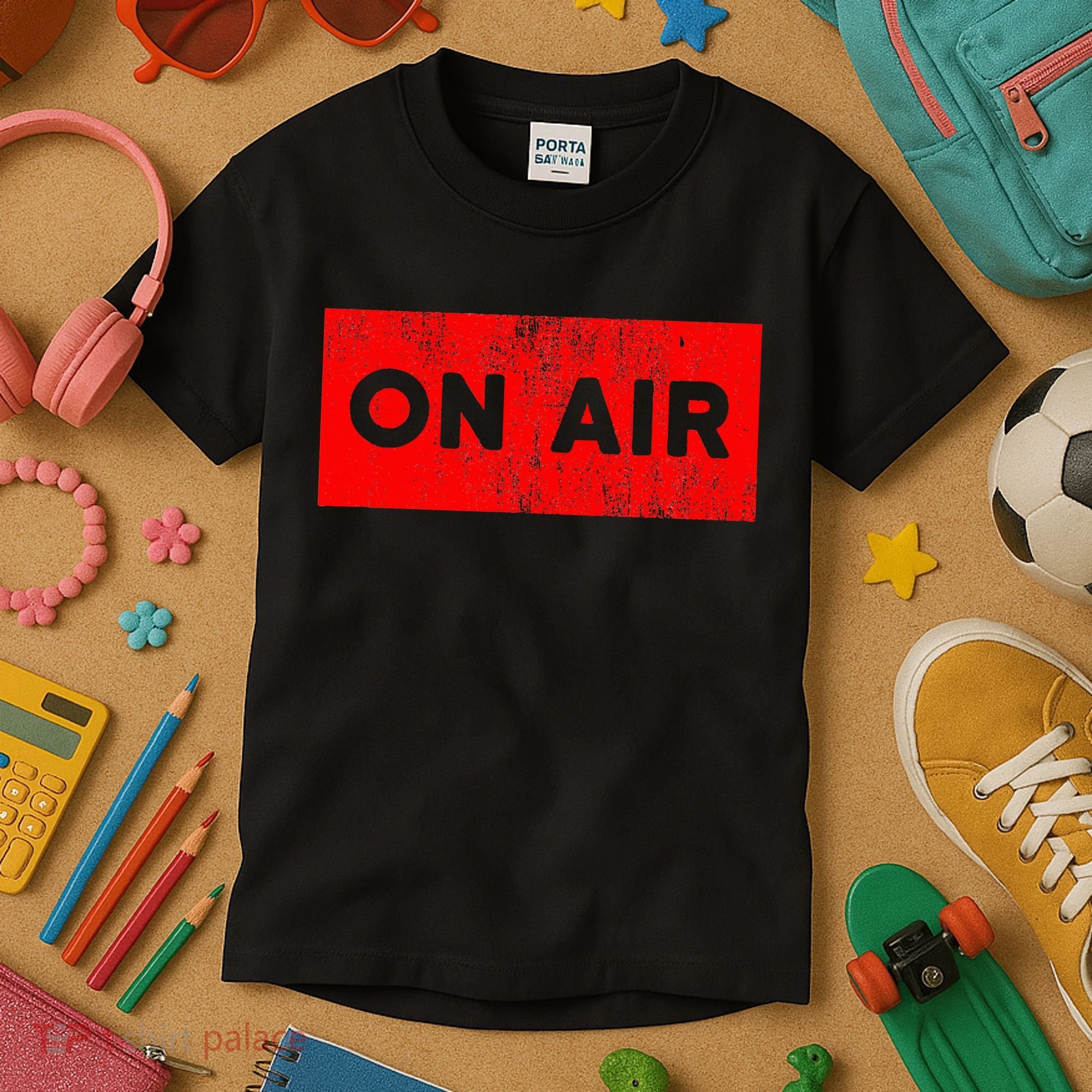 On Air Radio Live Microphone Dj Kids T-Shirt