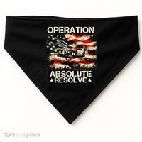 Operation Absolute Resolve Venezuela Mission USA-Made Doggie Bandana thumb 0