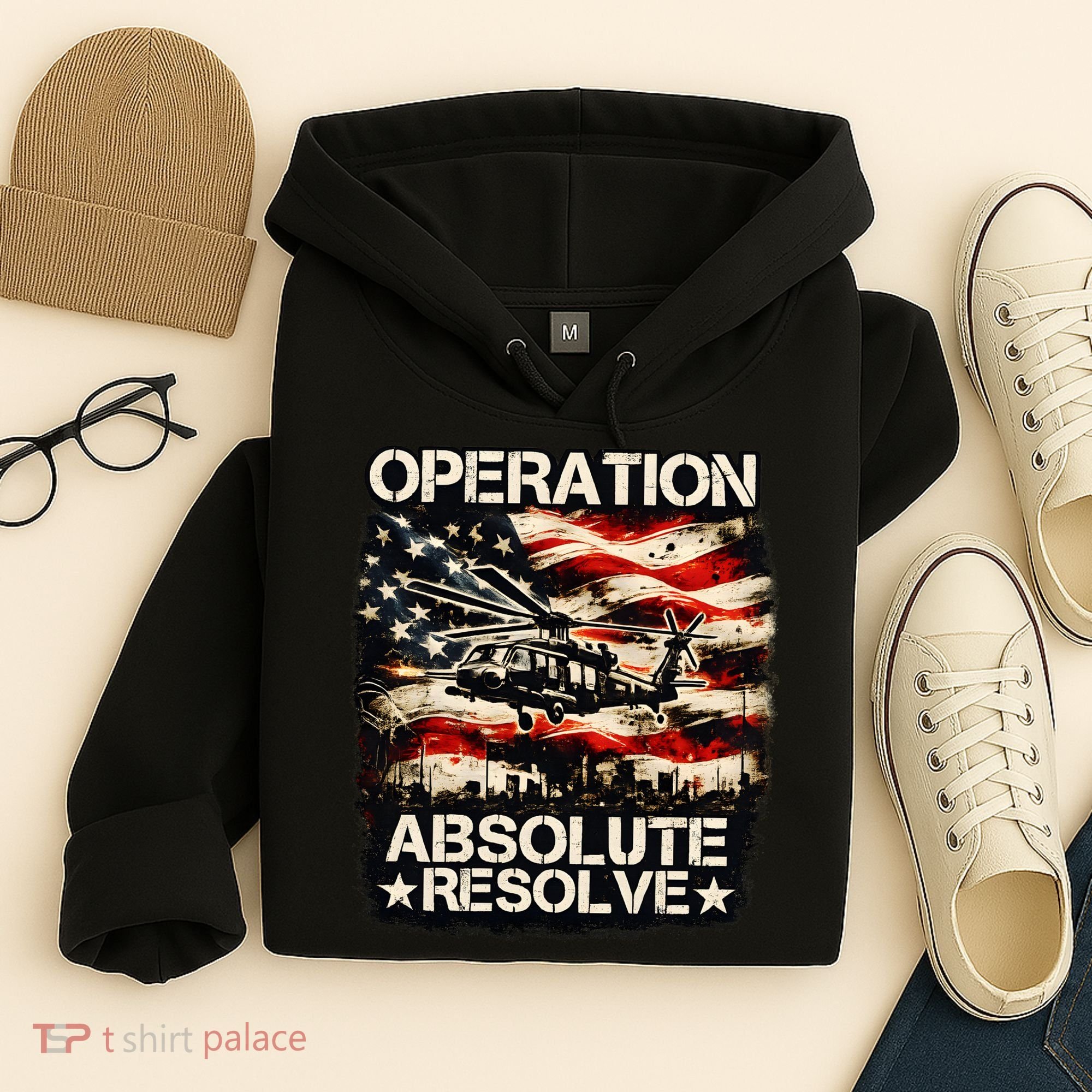 Operation Absolute Resolve Venezuela Mission Hoodie