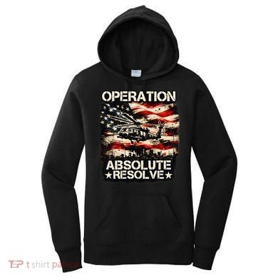 Operation Absolute Resolve Venezuela Mission Women's Hoodie