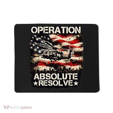 Operation Absolute Resolve Venezuela Mission Mousepad