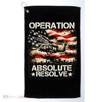 Operation Absolute Resolve Venezuela Mission Golf Towel thumb 0